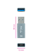 Nanocable Adaptador USB-A/M 3.1 GEN2 a USB-C/H - Miniatura 2