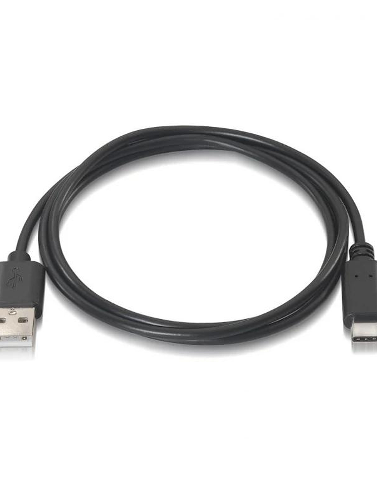 Aisens Cable USB 2.0 3A USB-C/M-A/M negro 1.0m 1