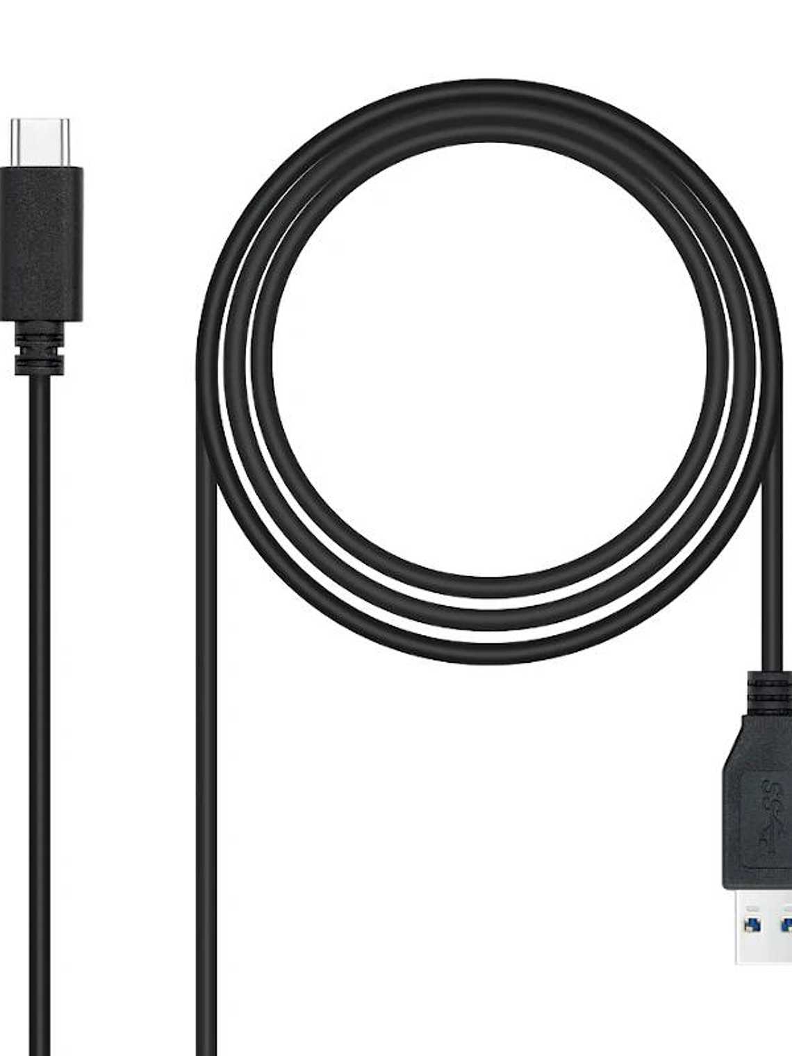 Nanocable Cable USB 3.1 Gen2 USB-C/M-A/M 2M 2
