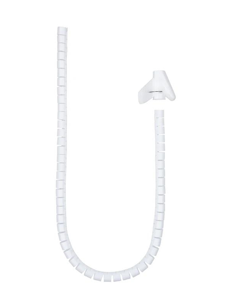 Nanocable Organizador cables flex. 25mm 1 M Blanco 1
