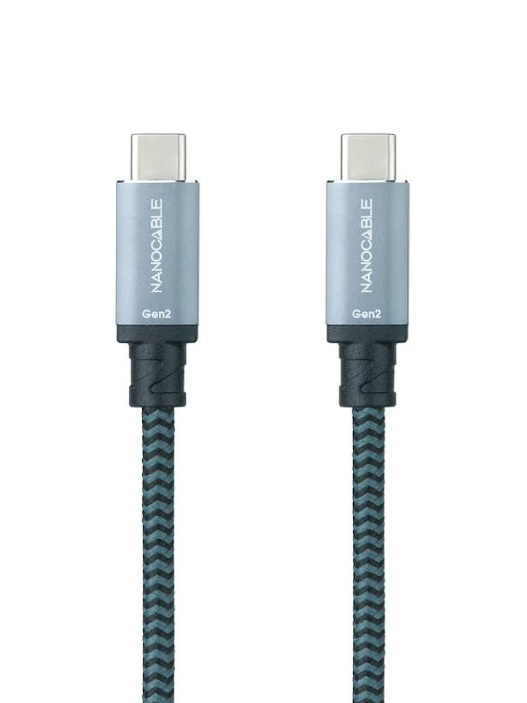 Nanocable Cable USB 3.1GEN2 5A USB-C/M-USB-C/M 2 M 2