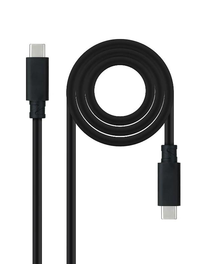 Nanocable Cable USB 3.1GEN2 5A USB-C/M-USB-C/M 2 M 1