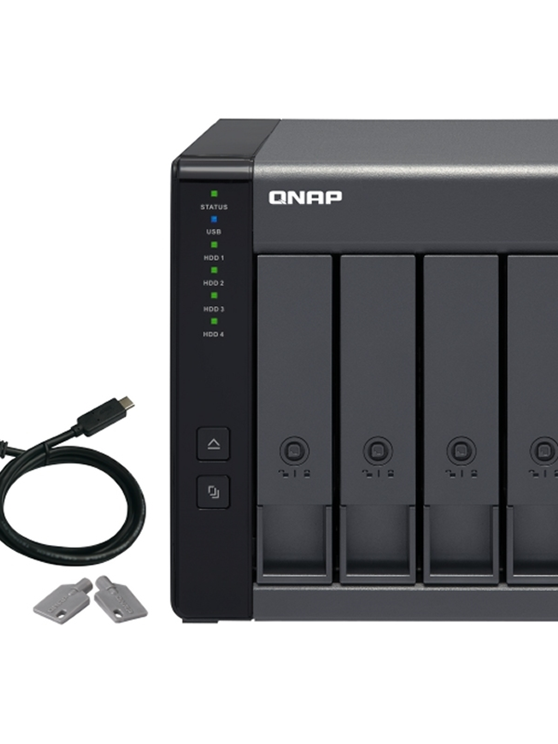 QNAP TR-004 Raid Expansion 4XHDD-Bay 1xUSB-C 3.2 1