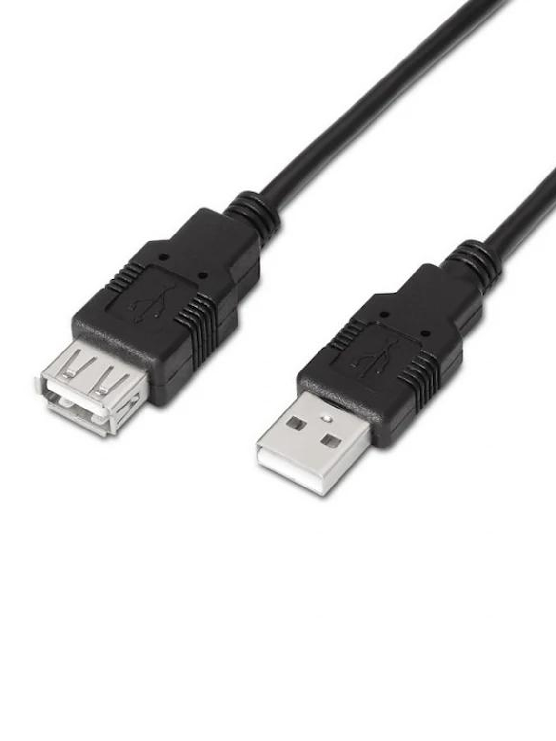 Aisens Cable USB 2.0 Tipo A/M-A/H negro 1.8m 1
