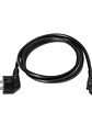 Aisens Alimentación Trébol CEE7/M-C5/H negro 1.5m - Miniatura 2