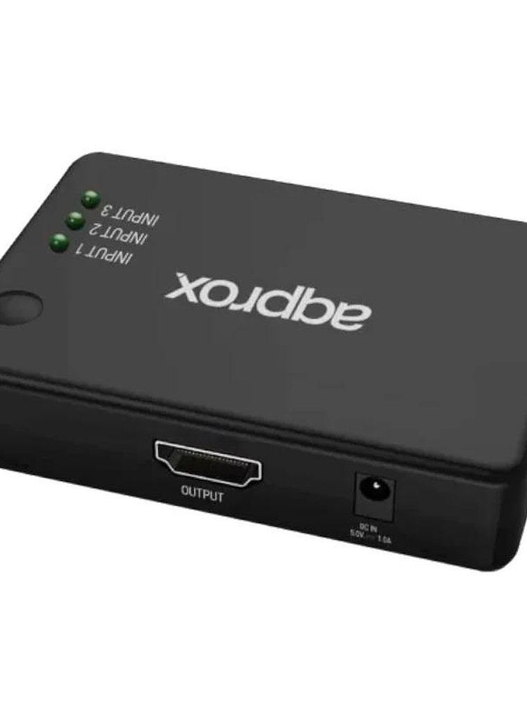 Approx HDMI Switch 4K HDMI 3 Puertos 4K/30HZ 1