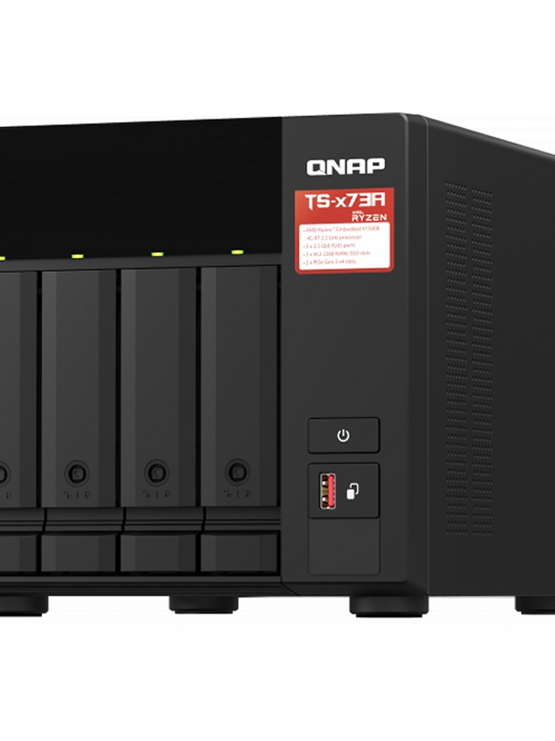 QNAP TS-473A-8G NAS 4XHDD-Bay 2x2.5GbE 4xUSB 3