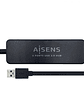 Aisens Hub USB 3.0 tipo A/M-4xtipo A/H negro 30cm - Miniatura 1
