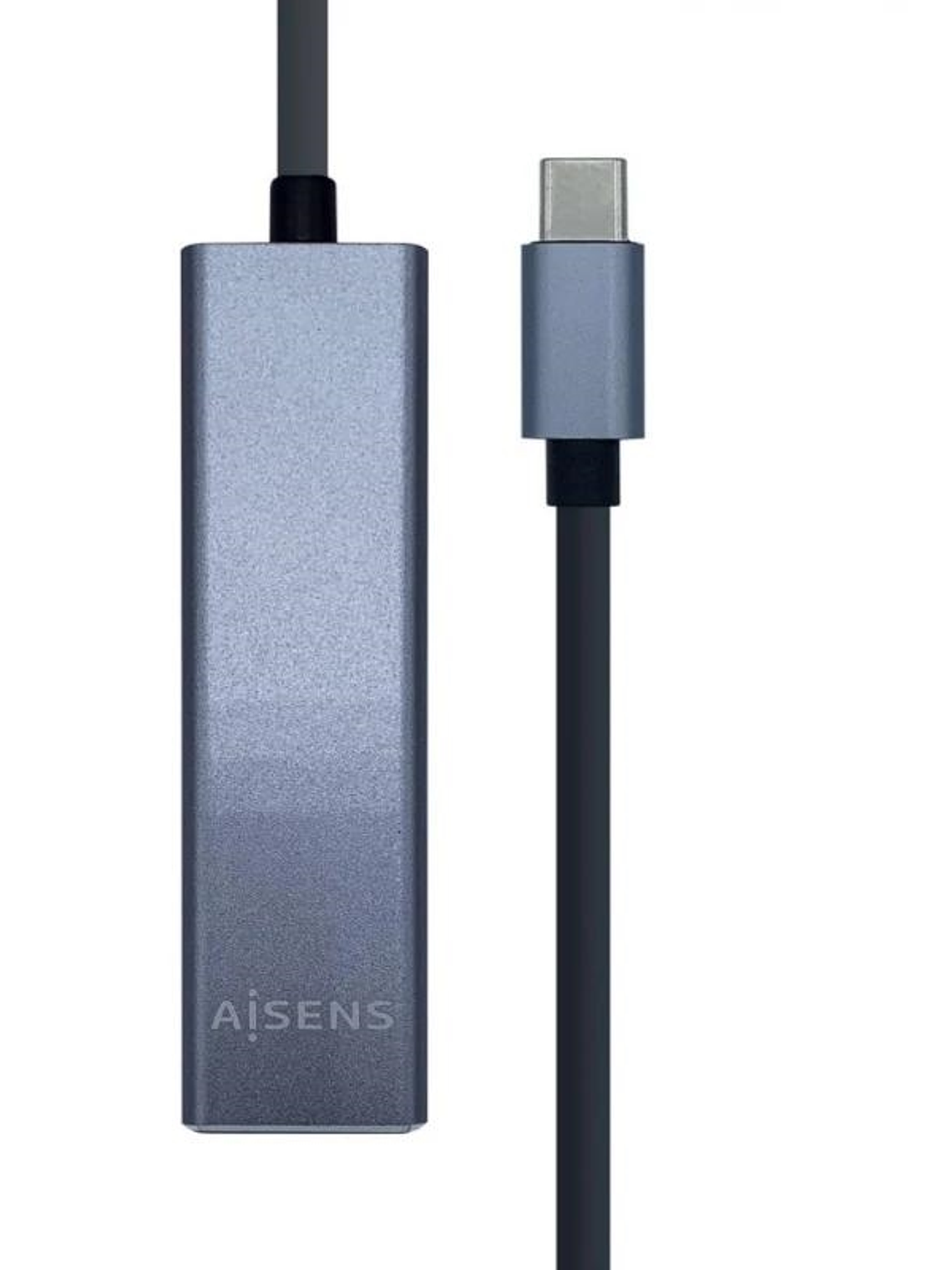 Aisens Conversor USB 3.1 Ethernet + 3 USB3.0 gris 1