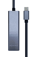 Aisens Conversor USB 3.1 Ethernet + 3 USB3.0 gris - Miniatura 1