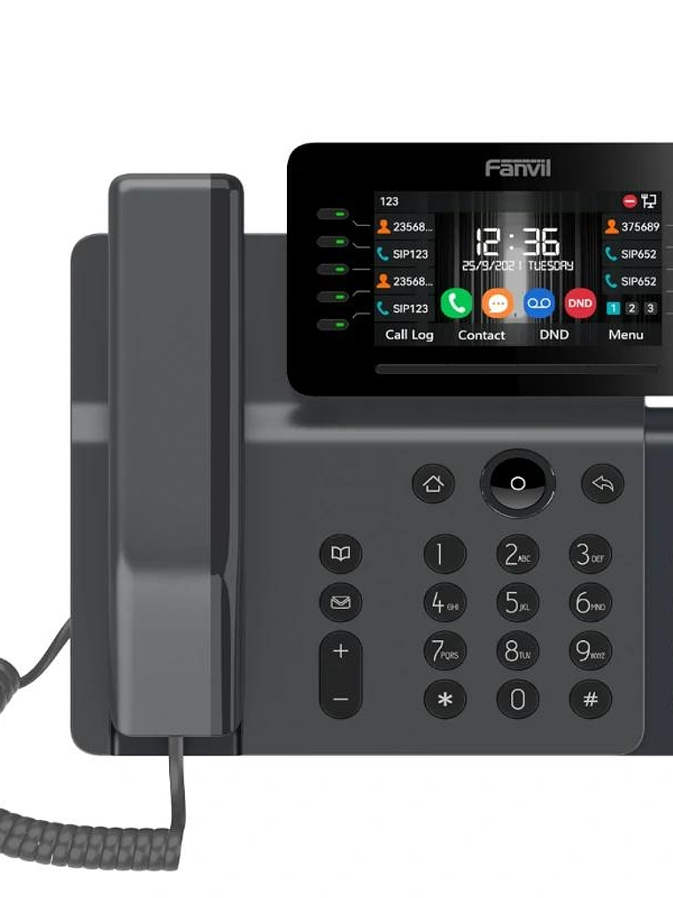 Fanvil V65, 20 líneas SIP, códec de video 1