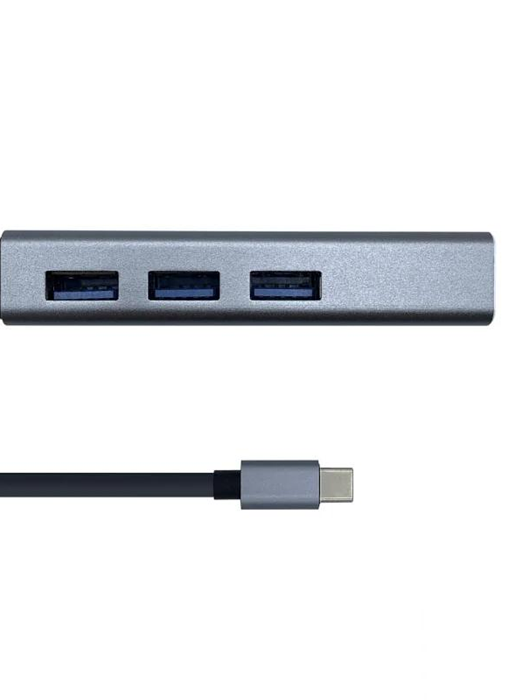 Aisens Conversor USB 3.1 Ethernet + 3 USB3.0 gris 3