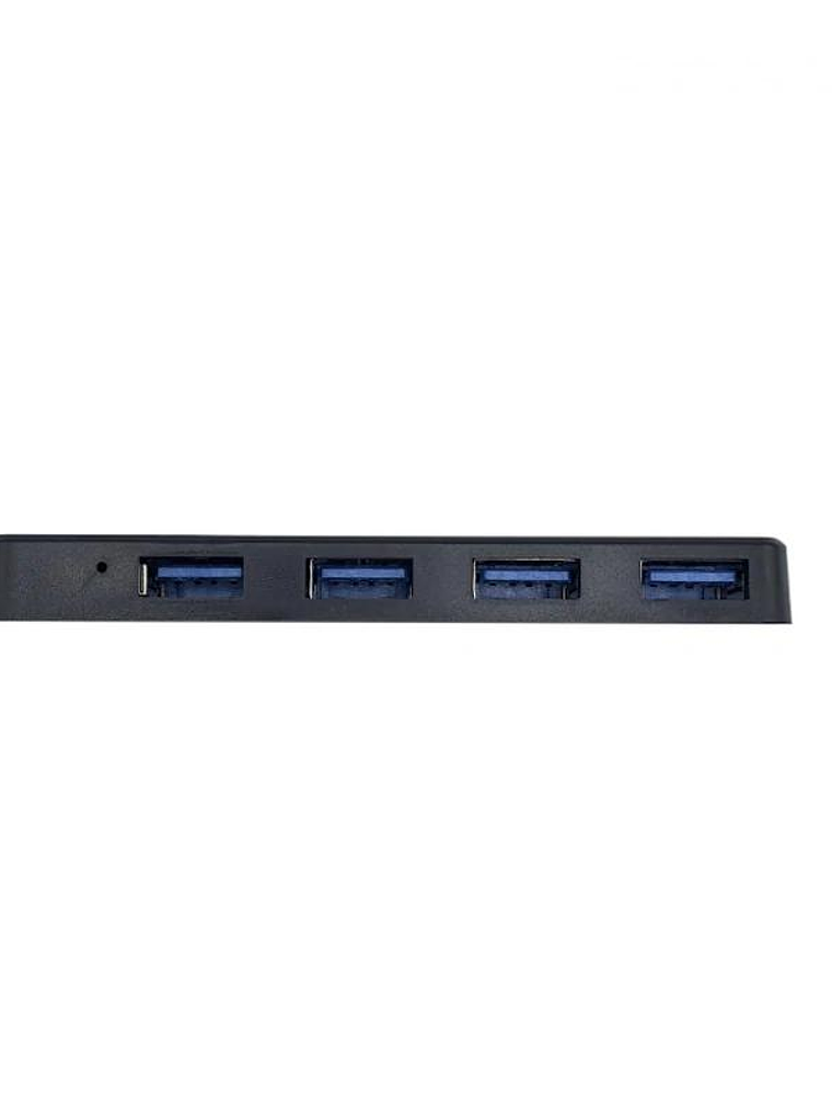 Aisens Hub USB 3.0 tipo A/M-4xtipo A/H negro 30cm 3