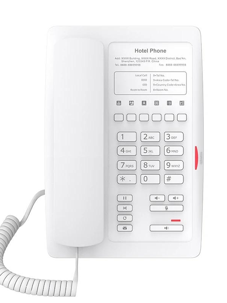 Fanvil H3 Teléfono IP hotel, placa personalizada B 1