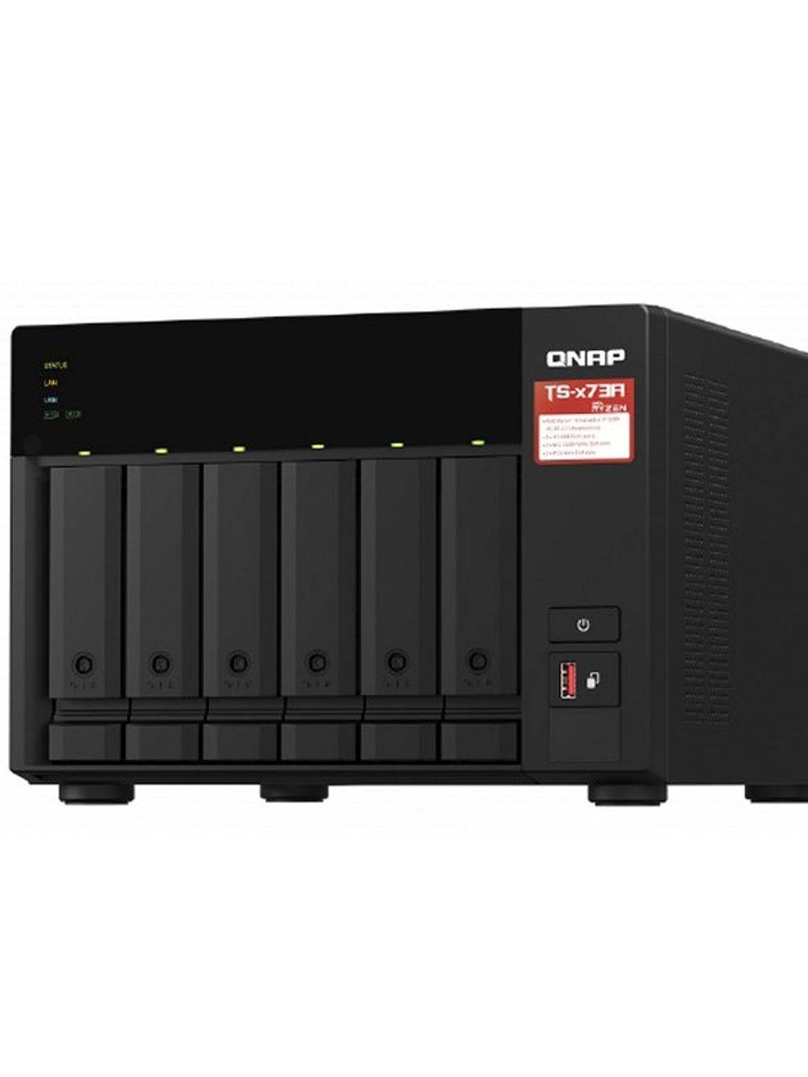 QNAP TS-673A-8G NAS 6XHDD-Bay 2x2.5GbE 3xUSB3.2 1