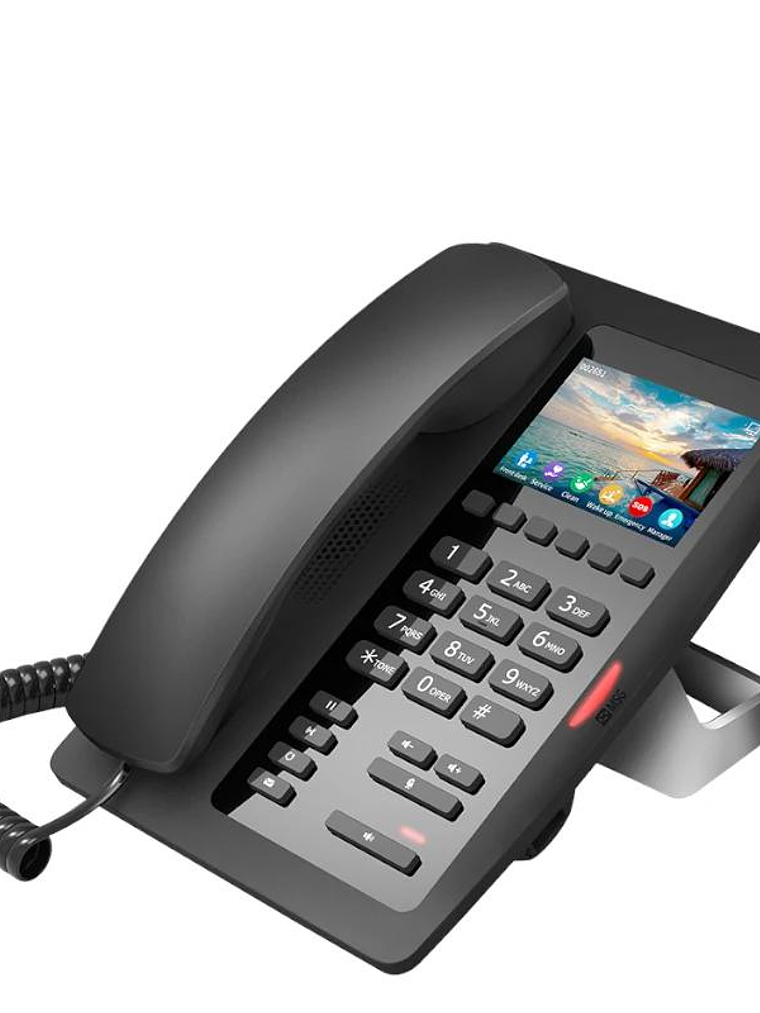 Fanvil H5W-B Hotel Teléfono IP, con PoE, WiFi 2.4G 2