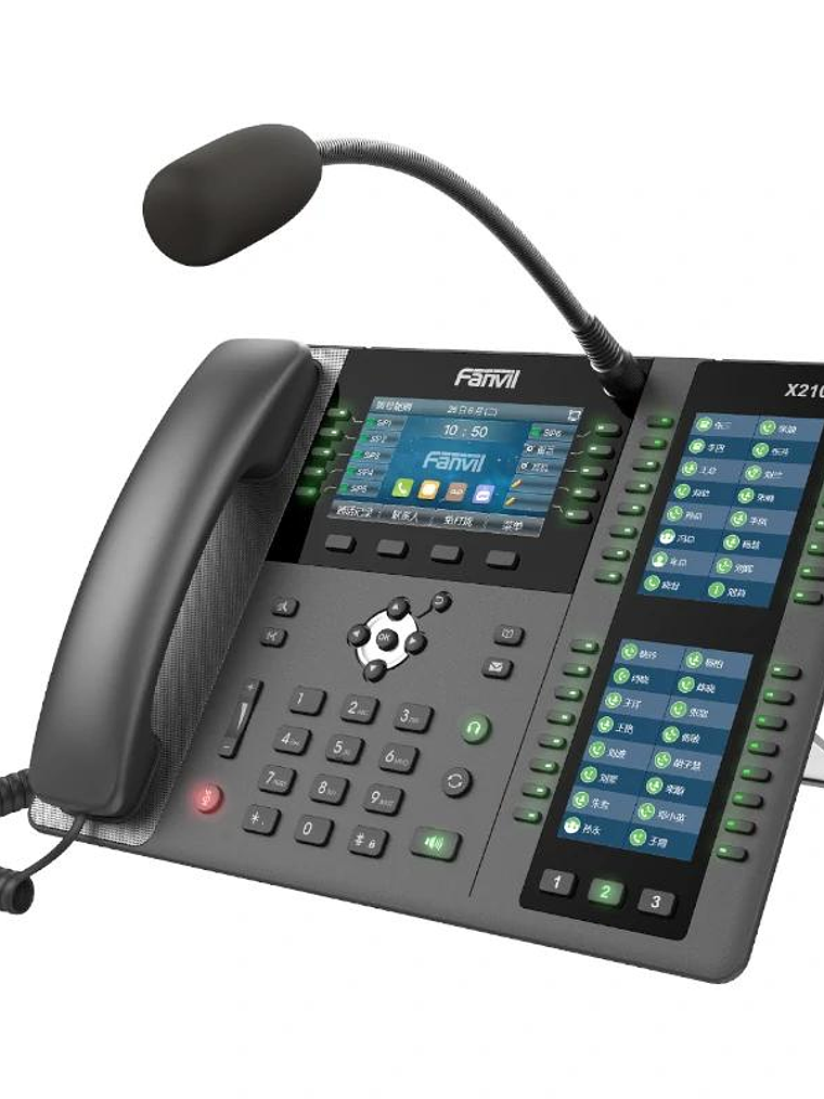 Fanvil X210i, 20 líneas SIP, punto de acceso 3