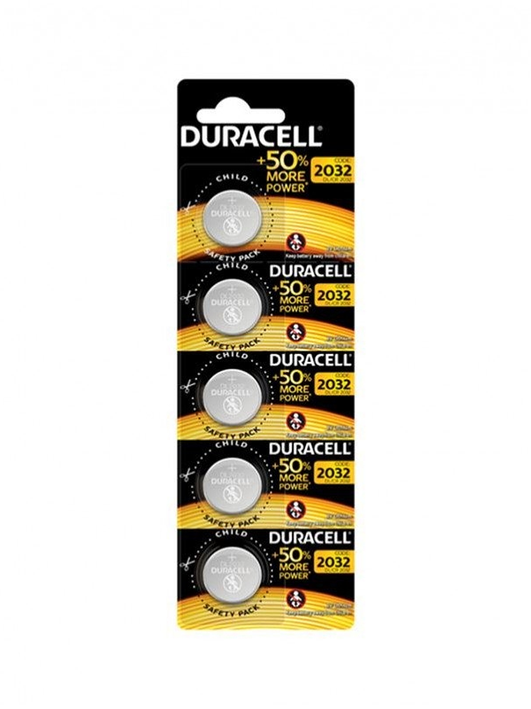 Duracell Pila Boton Litio CR2032 3V BLISTER*5 1