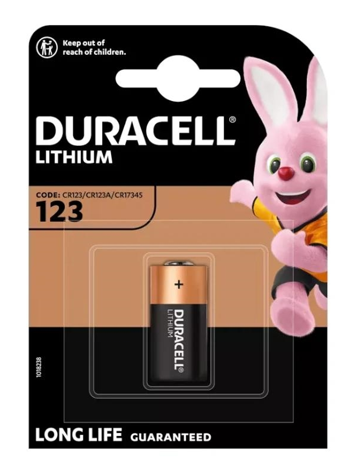 Duracell Ultra Pila Litio CR123A 3V 1