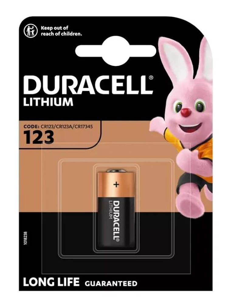 Duracell Ultra Pila Litio CR123A 3V 1