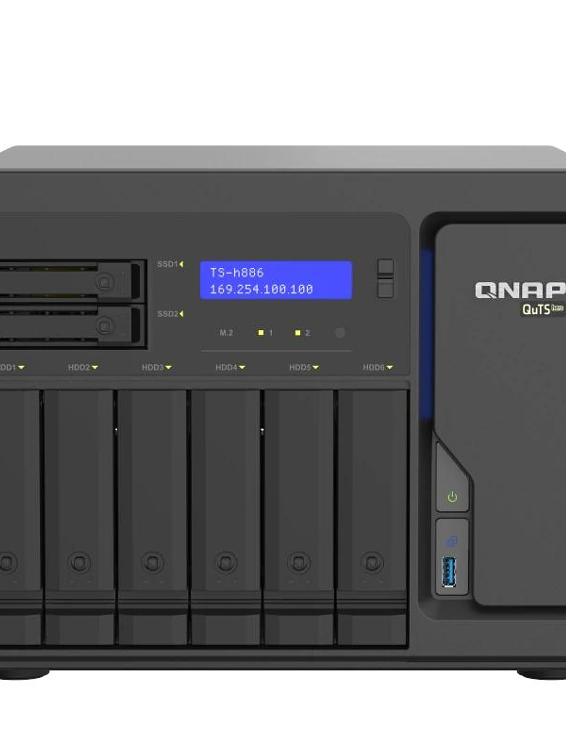 QNAP TS-H886-D1602-8G NAS 4+2-Bay 4x2.5GbE 2