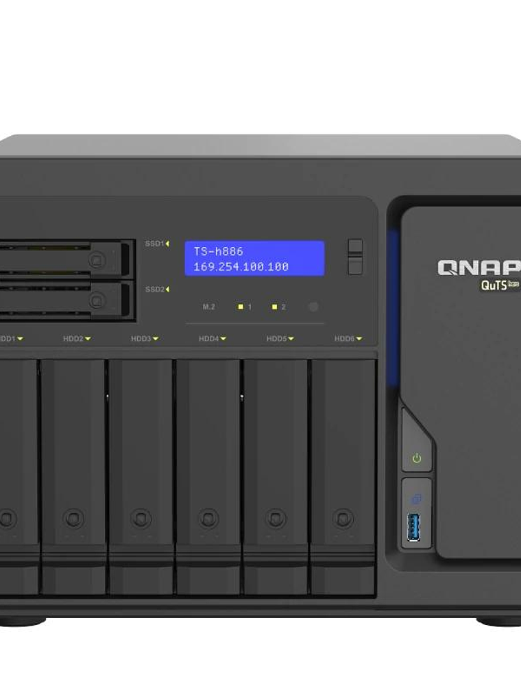 QNAP TS-H886-D1602-8G NAS 4+2-Bay 4x2.5GbE 2