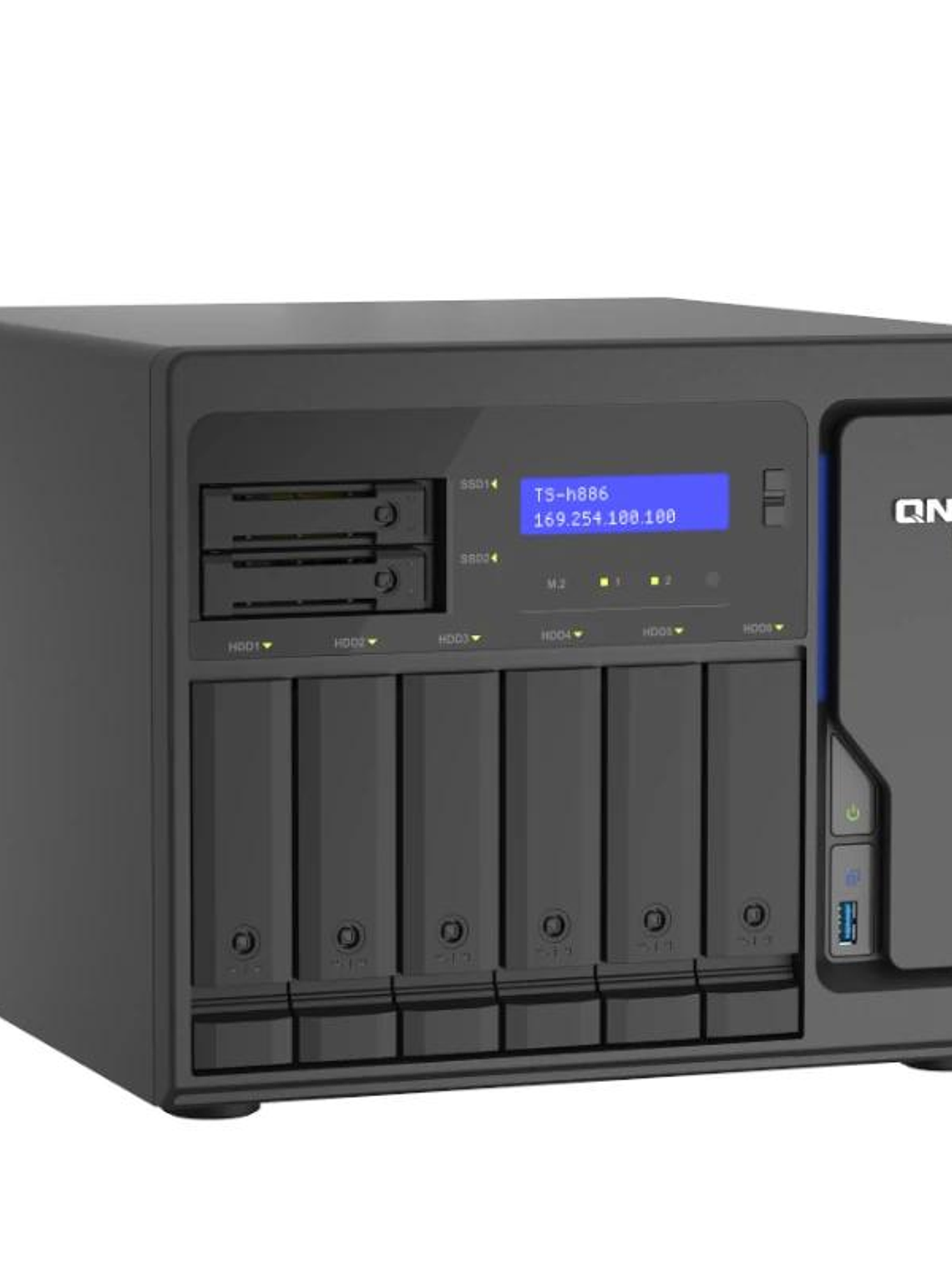 QNAP TS-H886-D1602-8G NAS 4+2-Bay 4x2.5GbE 3