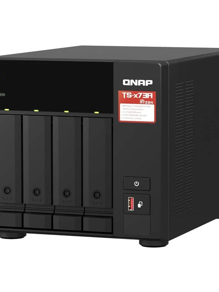QNAP TS-473A-SW5T Bundle NAS 4XHDD-Bay + Switch 3