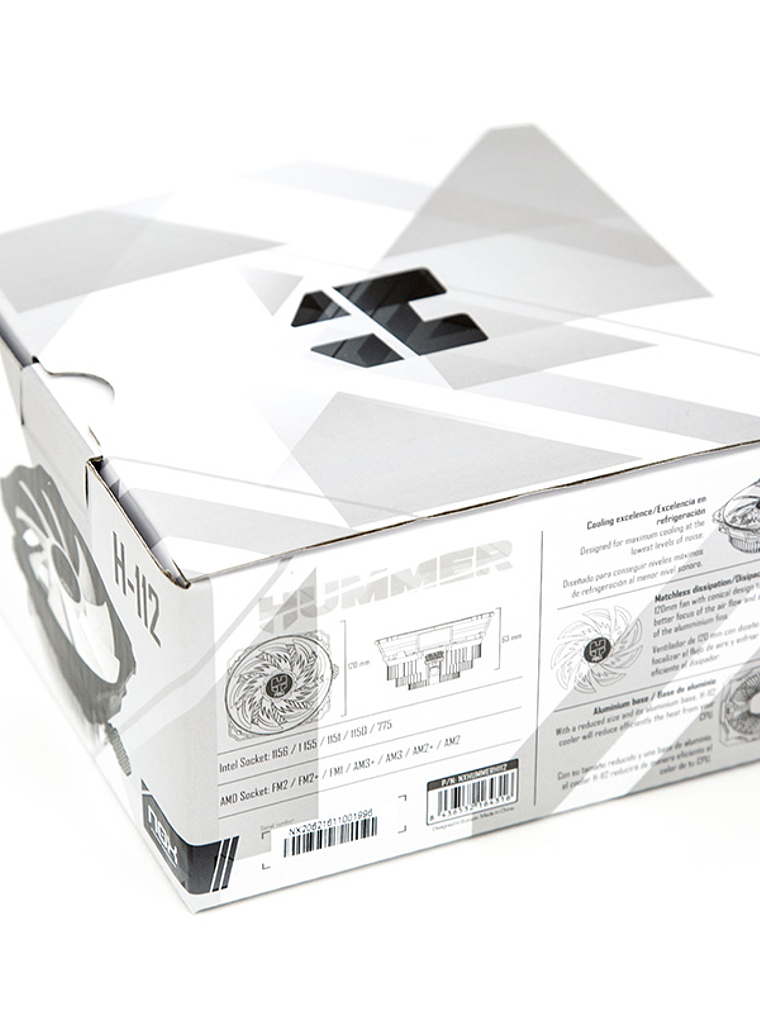 Nox Vent+Disipador Hummer H-112 3