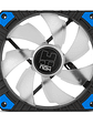 NOX Ventilador Hummer H-FAN PRO LED AZUL 120mm PWM - Miniatura 3