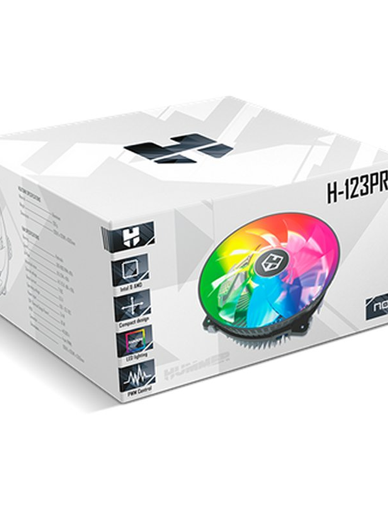 NOX Ventilador H-123 PRO PWM RGB 4