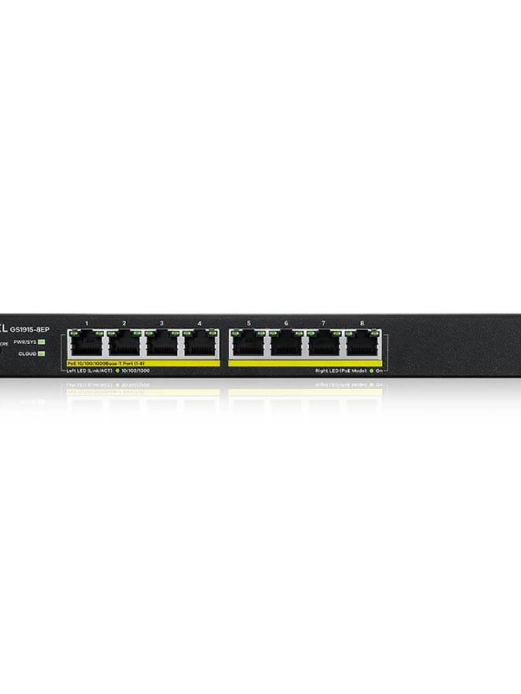 ZyXEL GS1915-8EP Smart Switch 8xGbE PoE 60W Nebula 2
