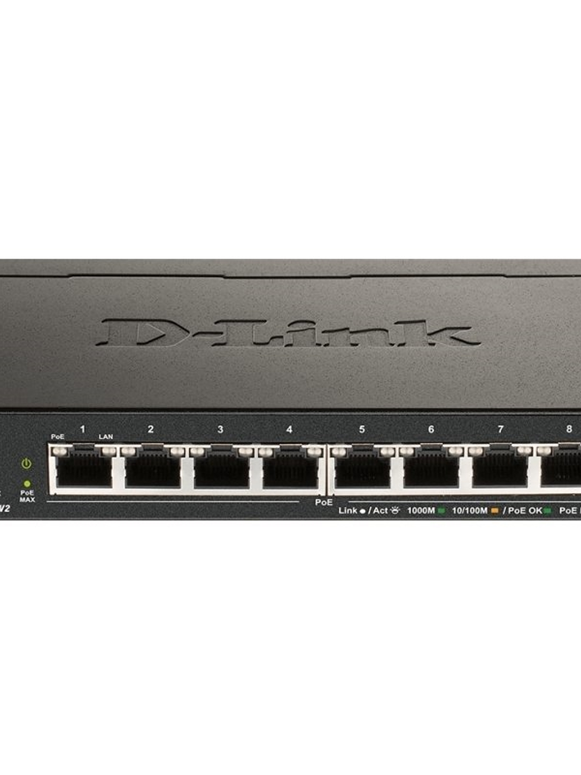D-Link DGS-1100-08PV2/E 8xGb PoE Switch (64W) 1