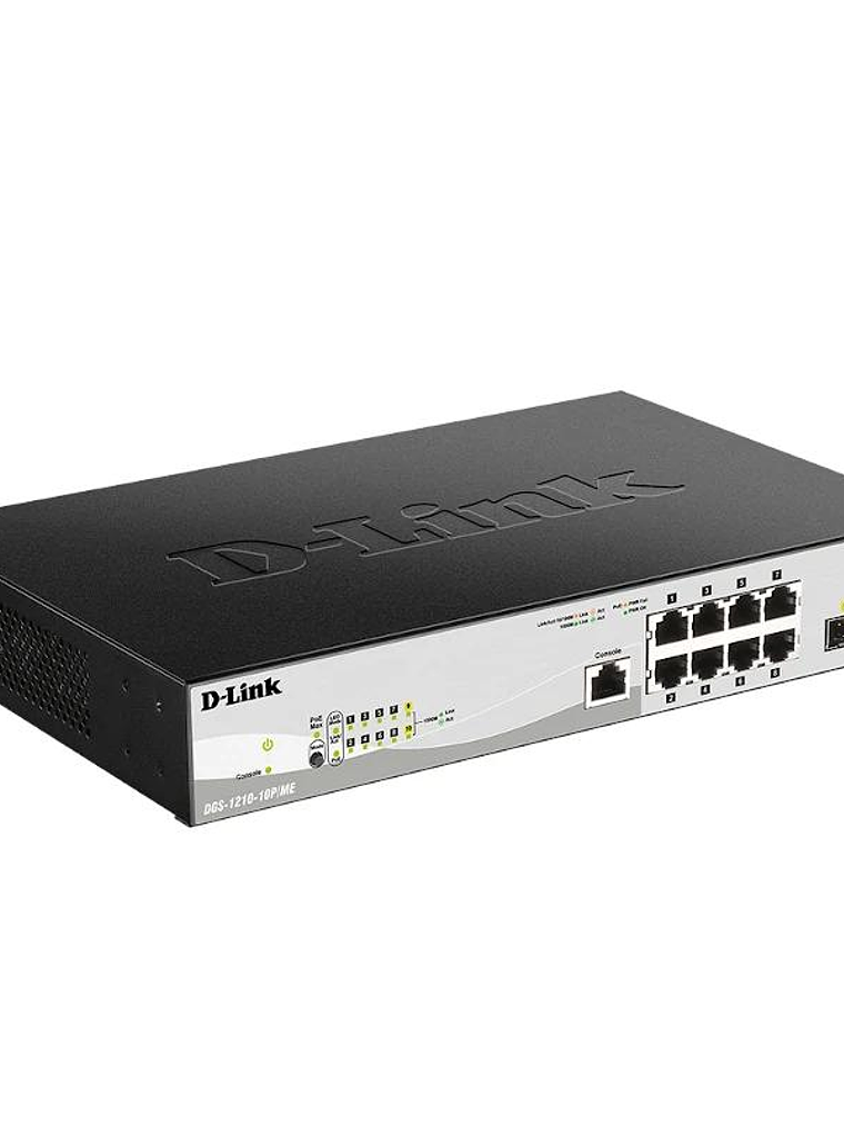 D-Link DGS-1210-10P/ME/E 10xGb PoE+ Switch 2xC 2