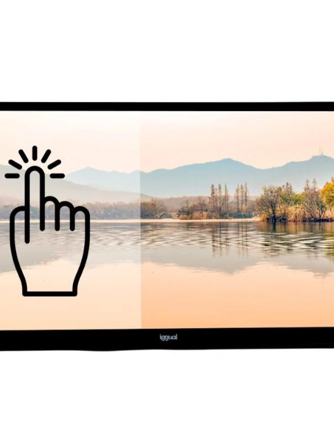 iggual Monitor LED táctil capacitivo FHD 27