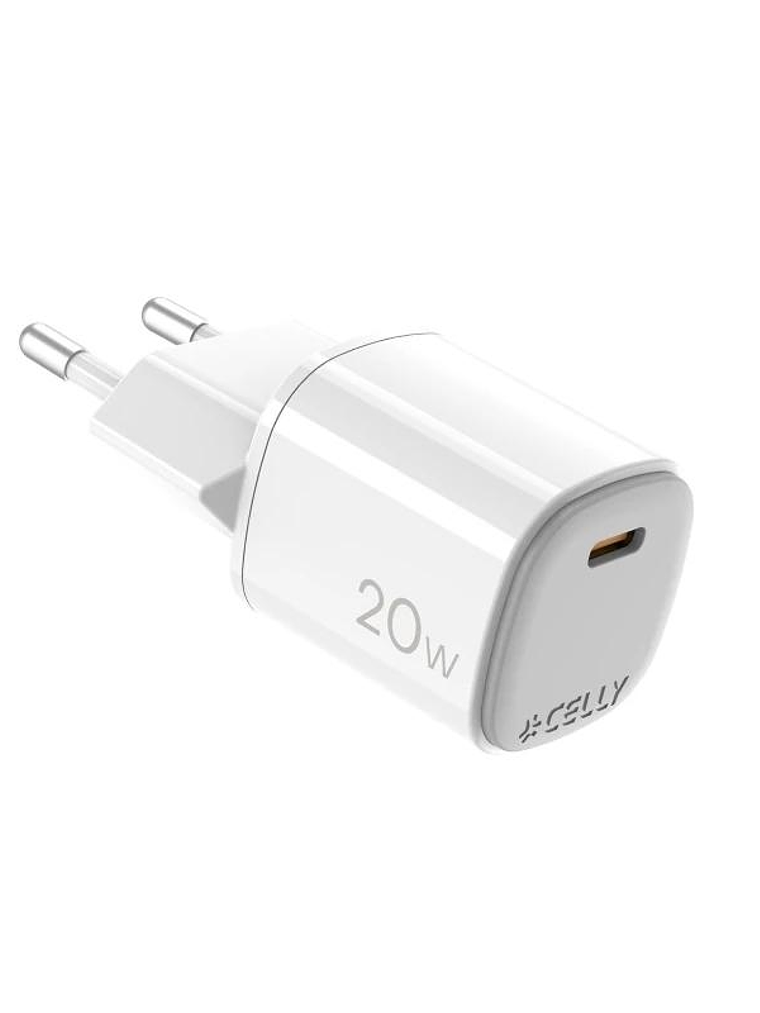 Celly Cargador Gan 1 UsbC 20W WH 1