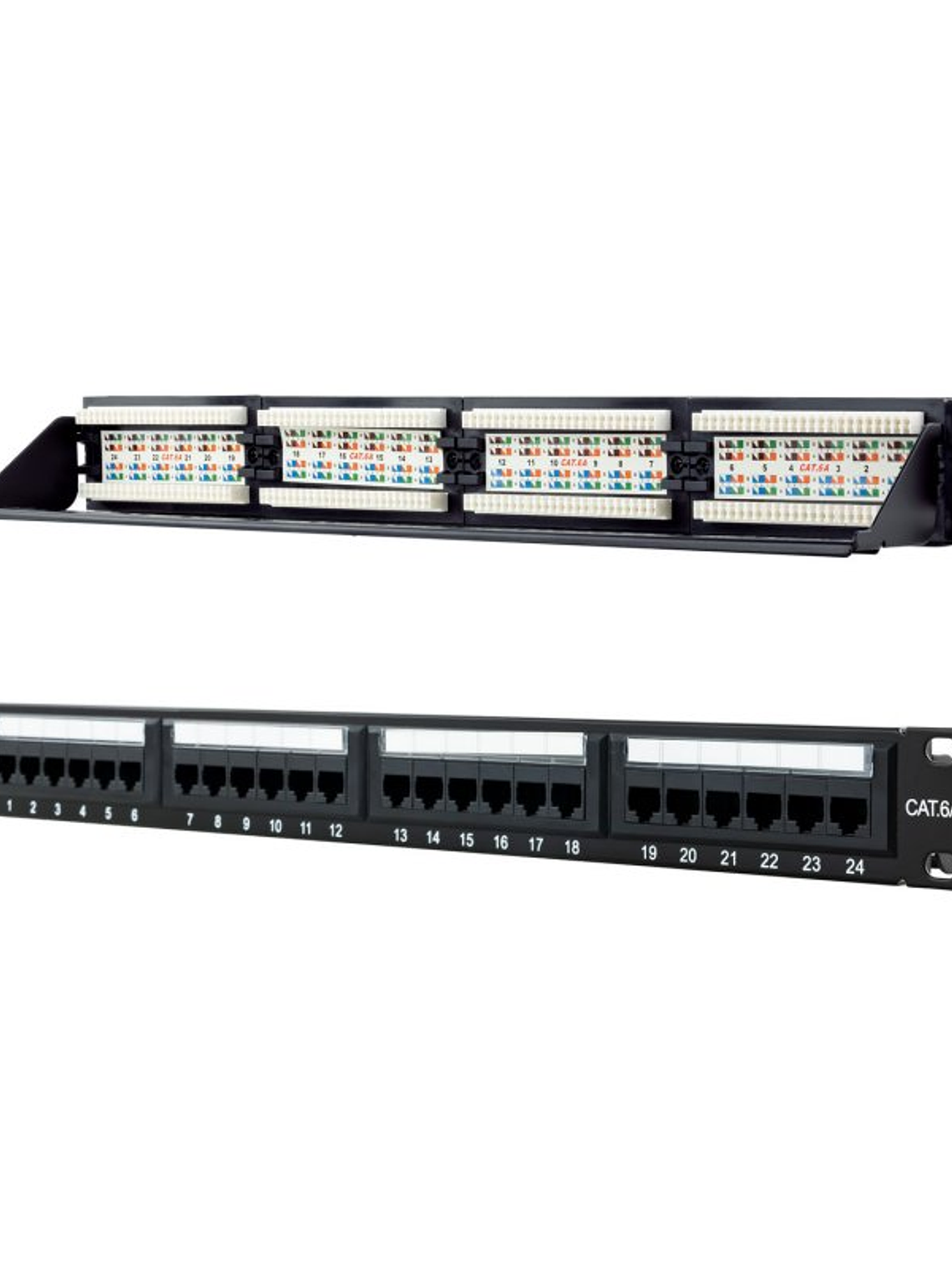 Nanocable Panel Parcheo 24P CAT.6A UTP 19