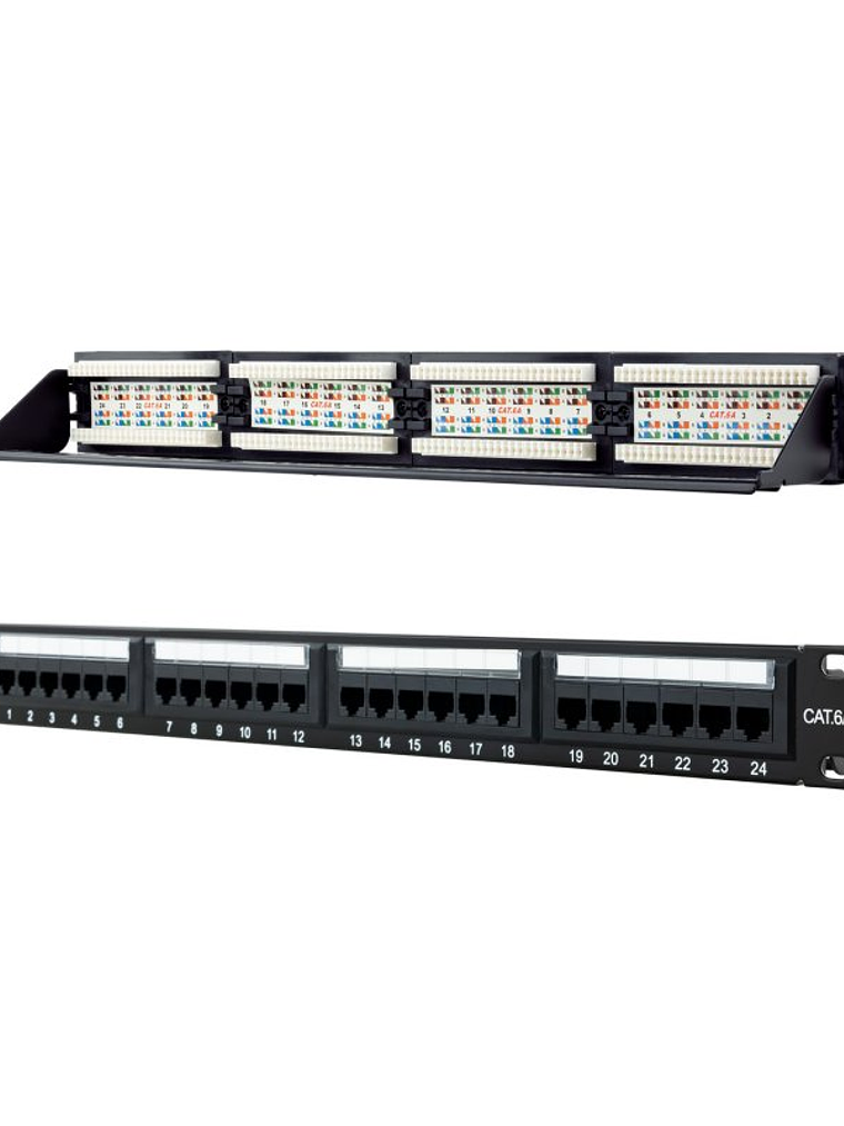 Nanocable Panel Parcheo 24P CAT.6A UTP 19