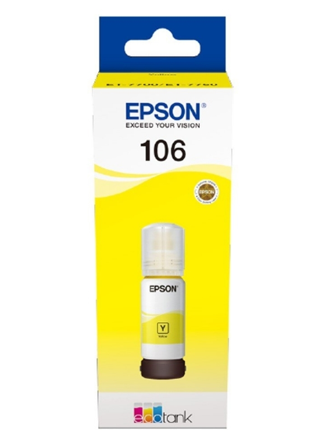 Epson Botella Tinta Ecotank 106 Amarillo 1