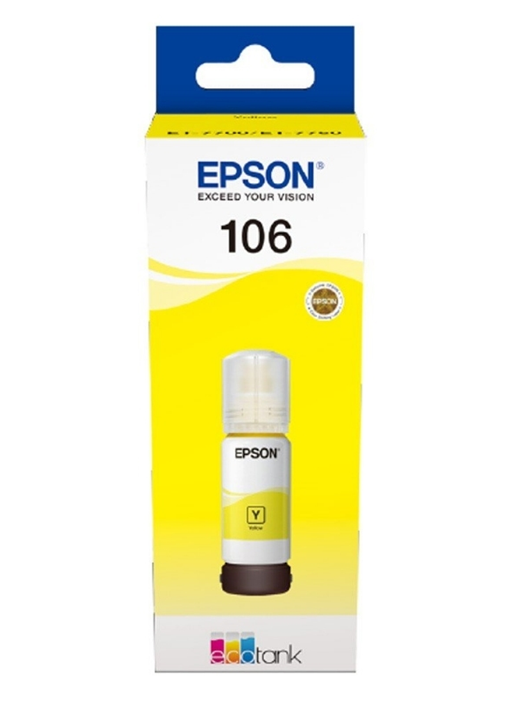 Epson Botella Tinta Ecotank 106 Amarillo 1