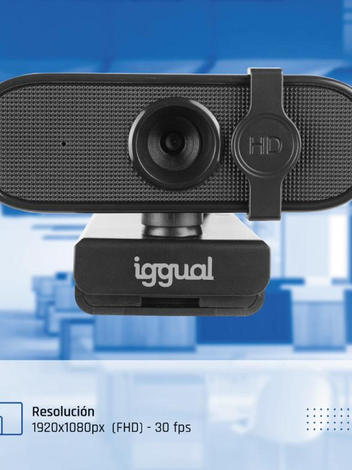 iggual Webcam USB FHD 1080p WC1080 Quick View 2