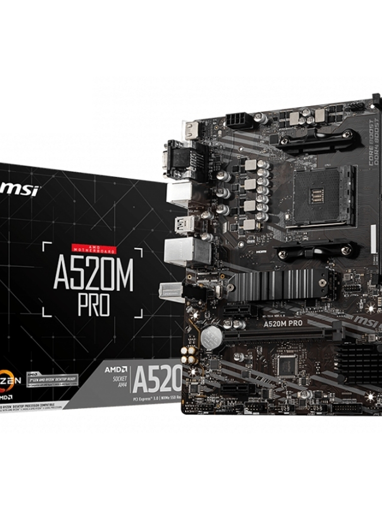 MSI Placa Base A520M PRO mATX AM4 1