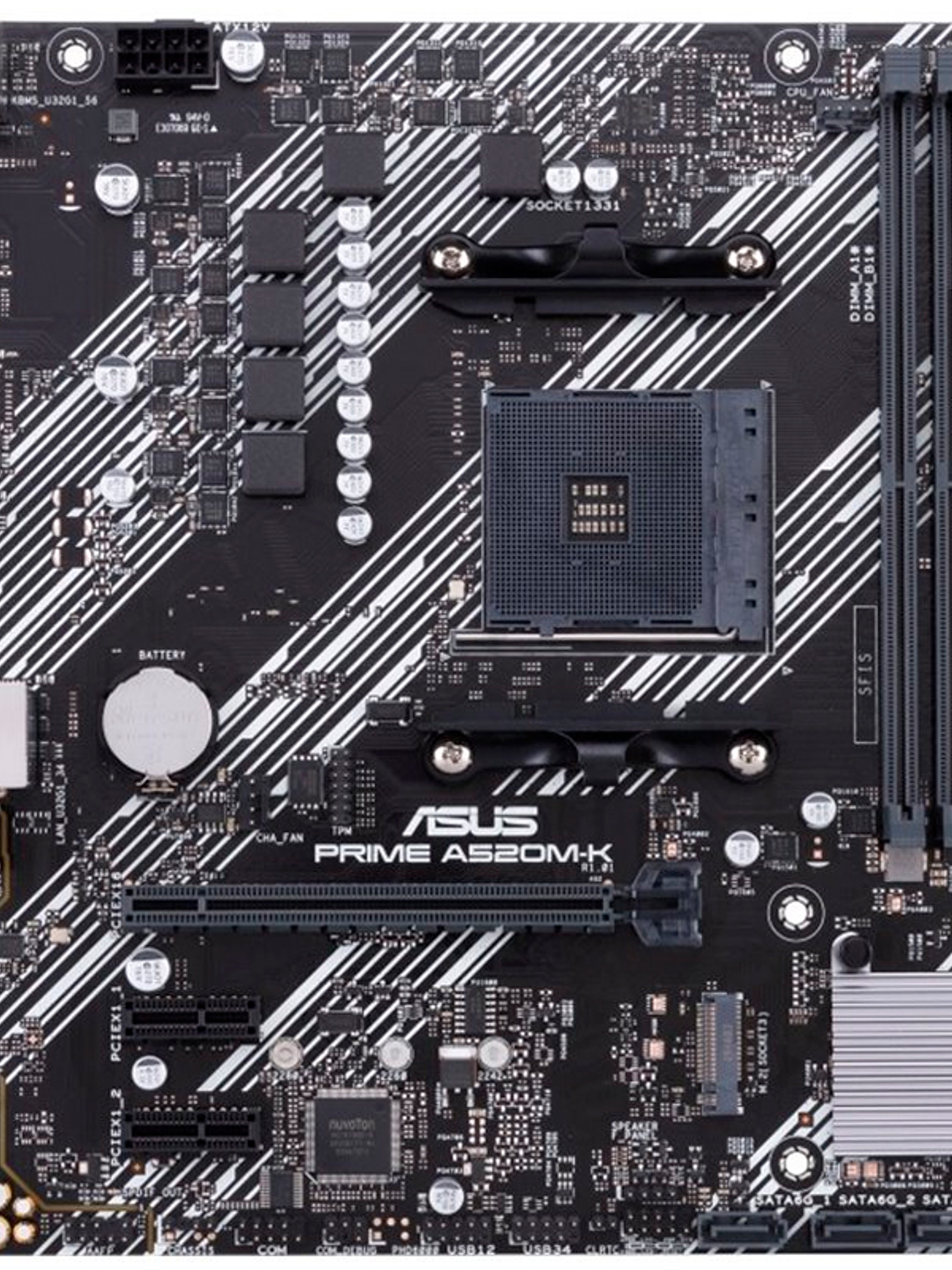 Asus Placa Base PRIME A520M-K  mATX AM4 4