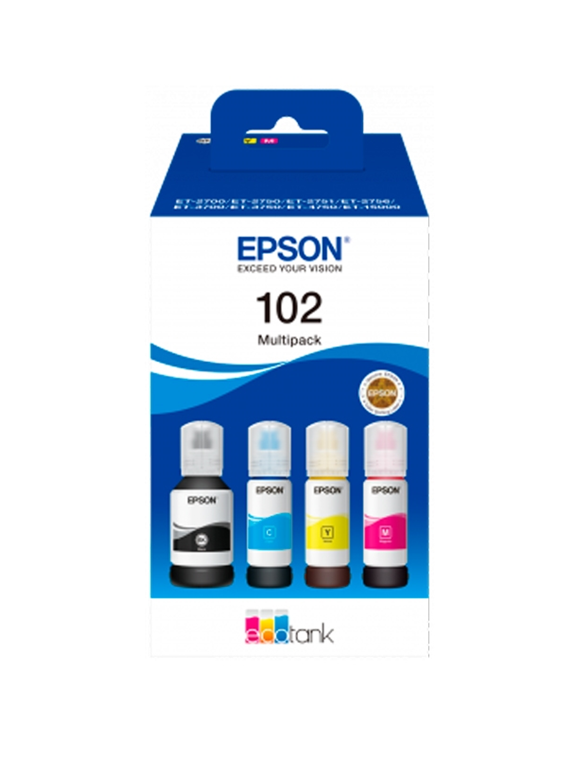 Epson Botellas Multipack Ecotank 102 4 Colores 1