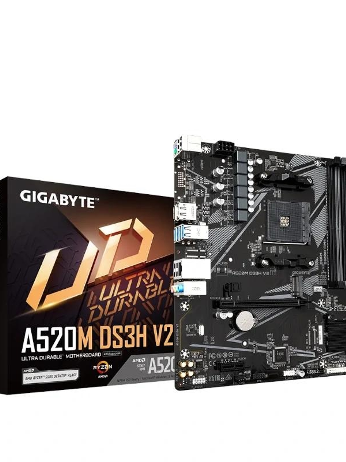 Gigabyte Placa Base A520M DS3H V2  mATX AM4 1