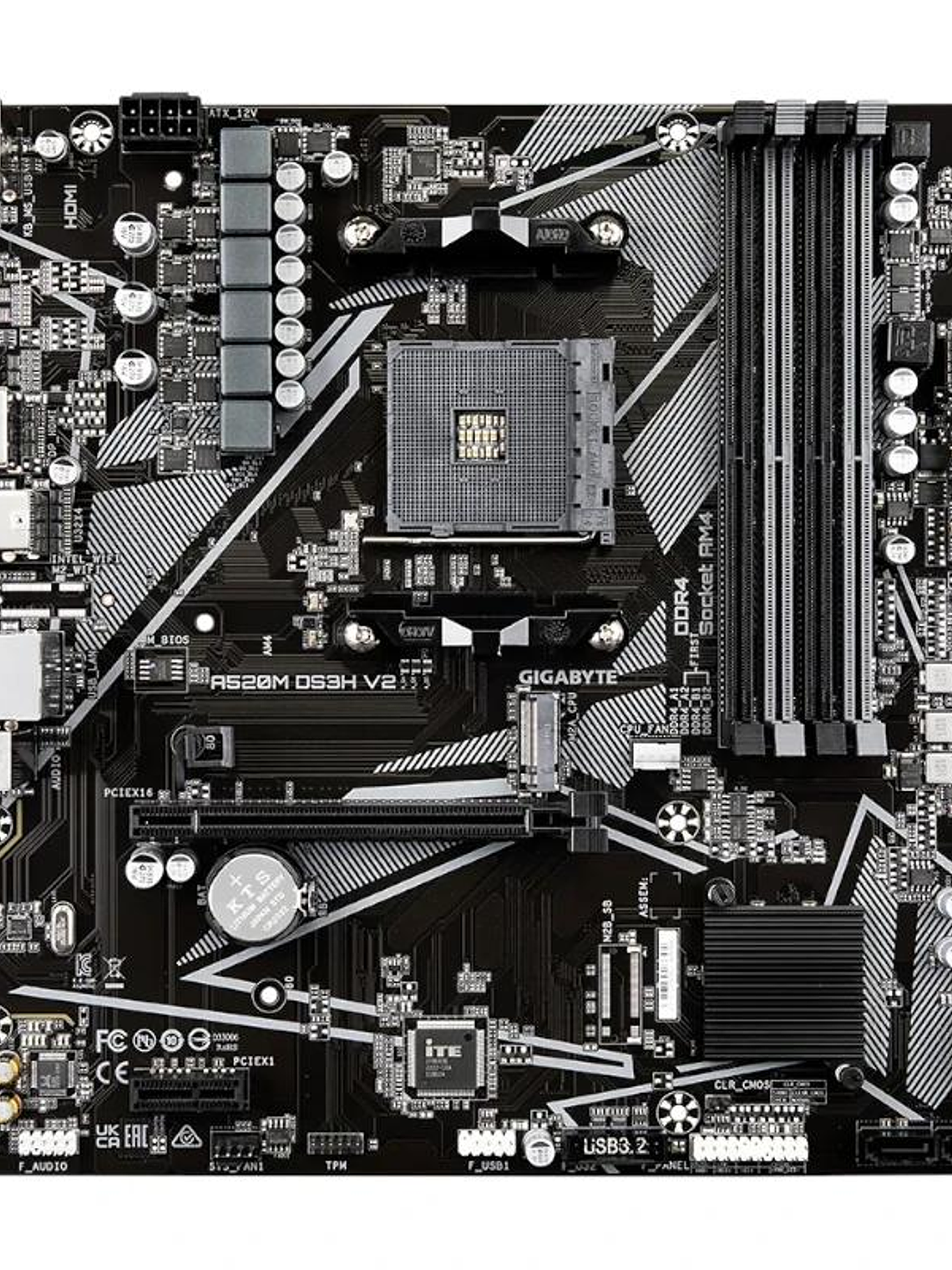 Gigabyte Placa Base A520M DS3H V2  mATX AM4 2