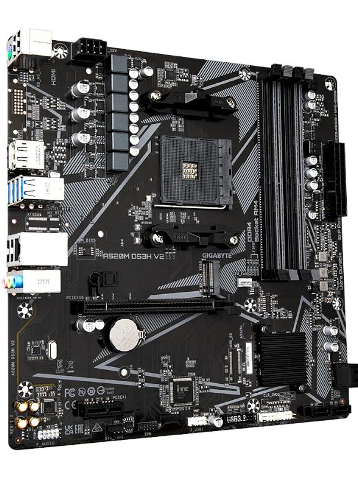 Gigabyte Placa Base A520M DS3H V2  mATX AM4 3