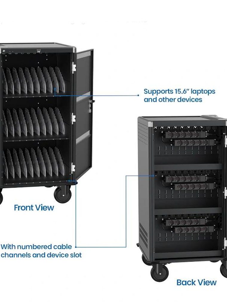 EWENT Armario carga inteligente 30 dispositivos 3