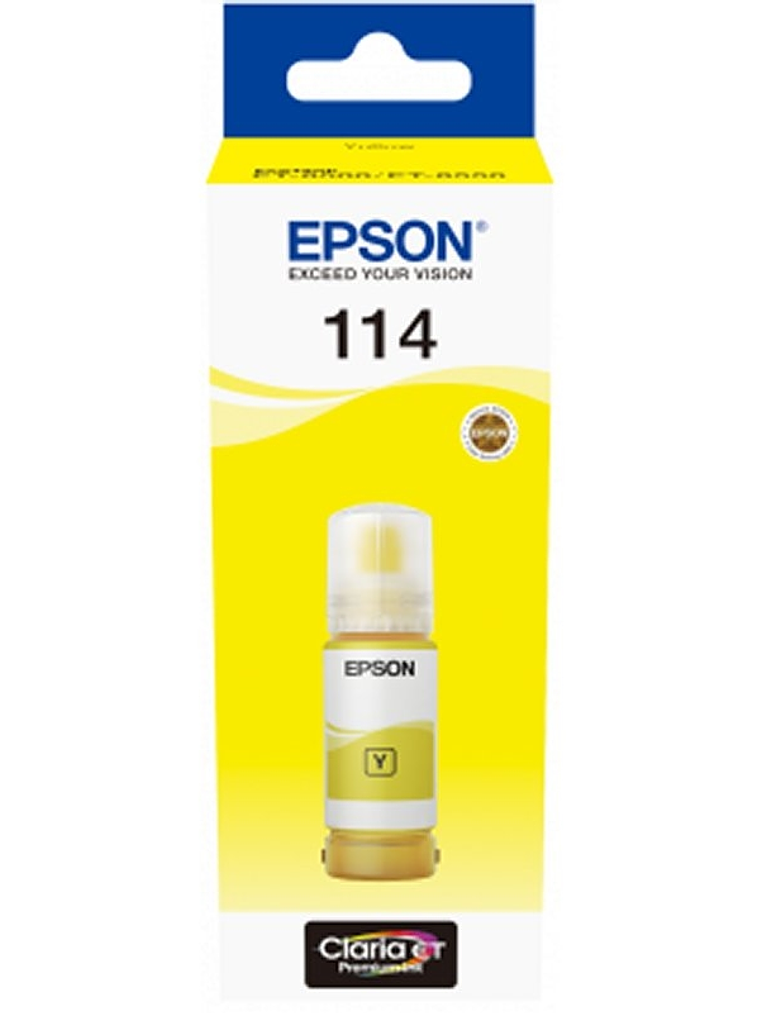Epson Botella Tinta Ecotank 114 Amarillo 1