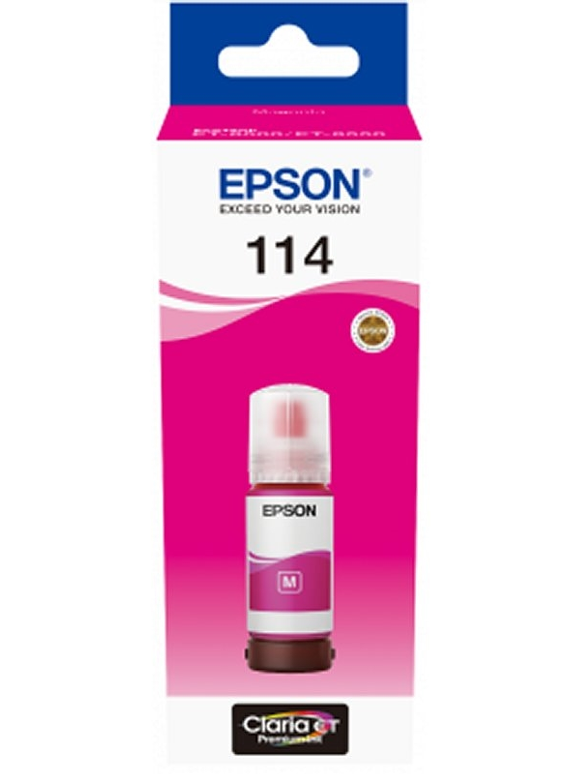 Epson Botella Tinta Ecotank 114 Magenta 1
